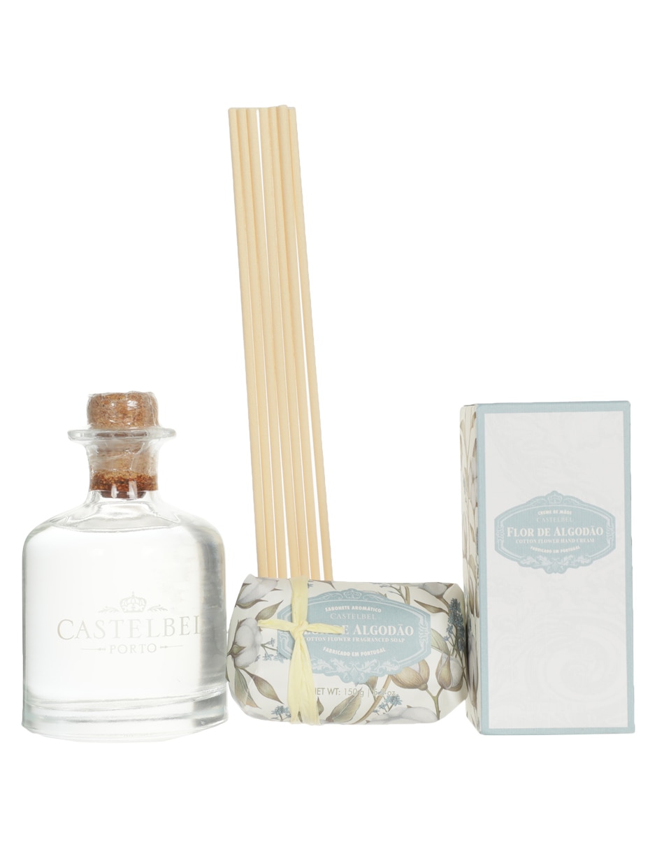 Set aromático de flor de algodón