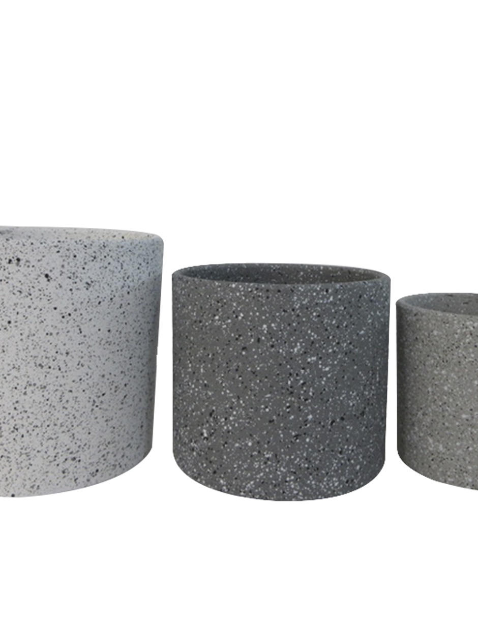 Set maceta de cerámica con sistema automático de riego