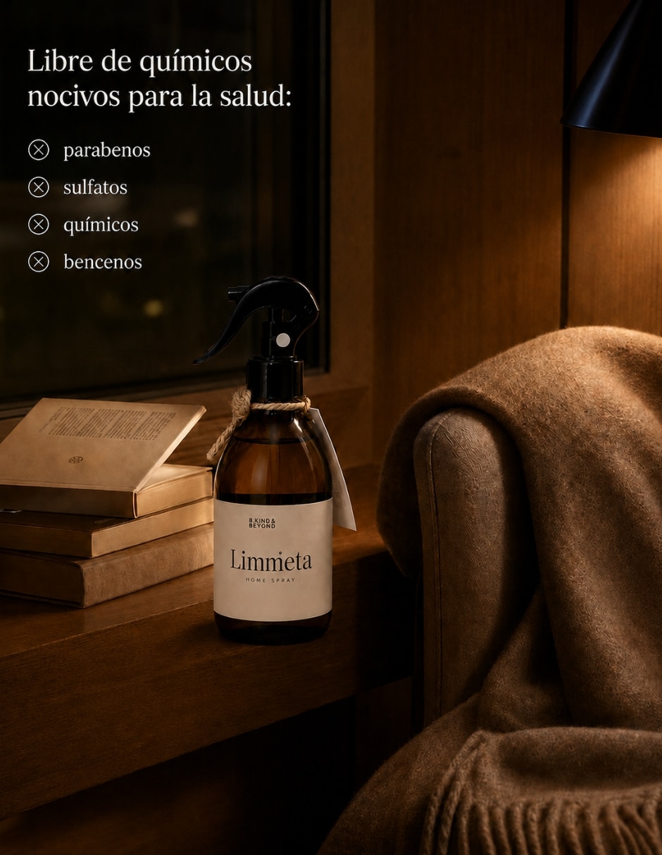 Spray textil aerosol y ambientador de aroma lima