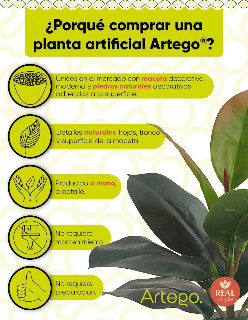 Ficus artificial con maceta 5