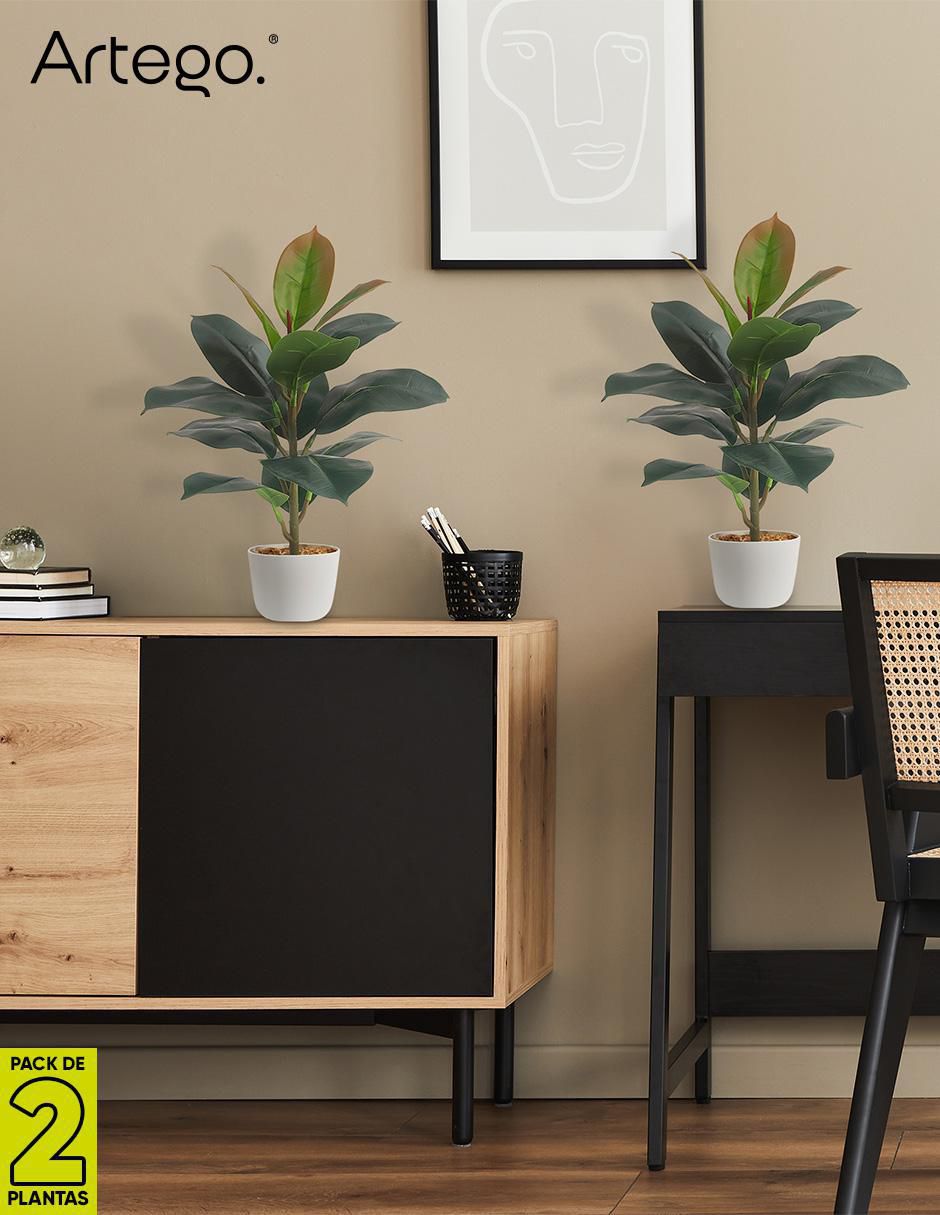 Ficus artificial con maceta 2