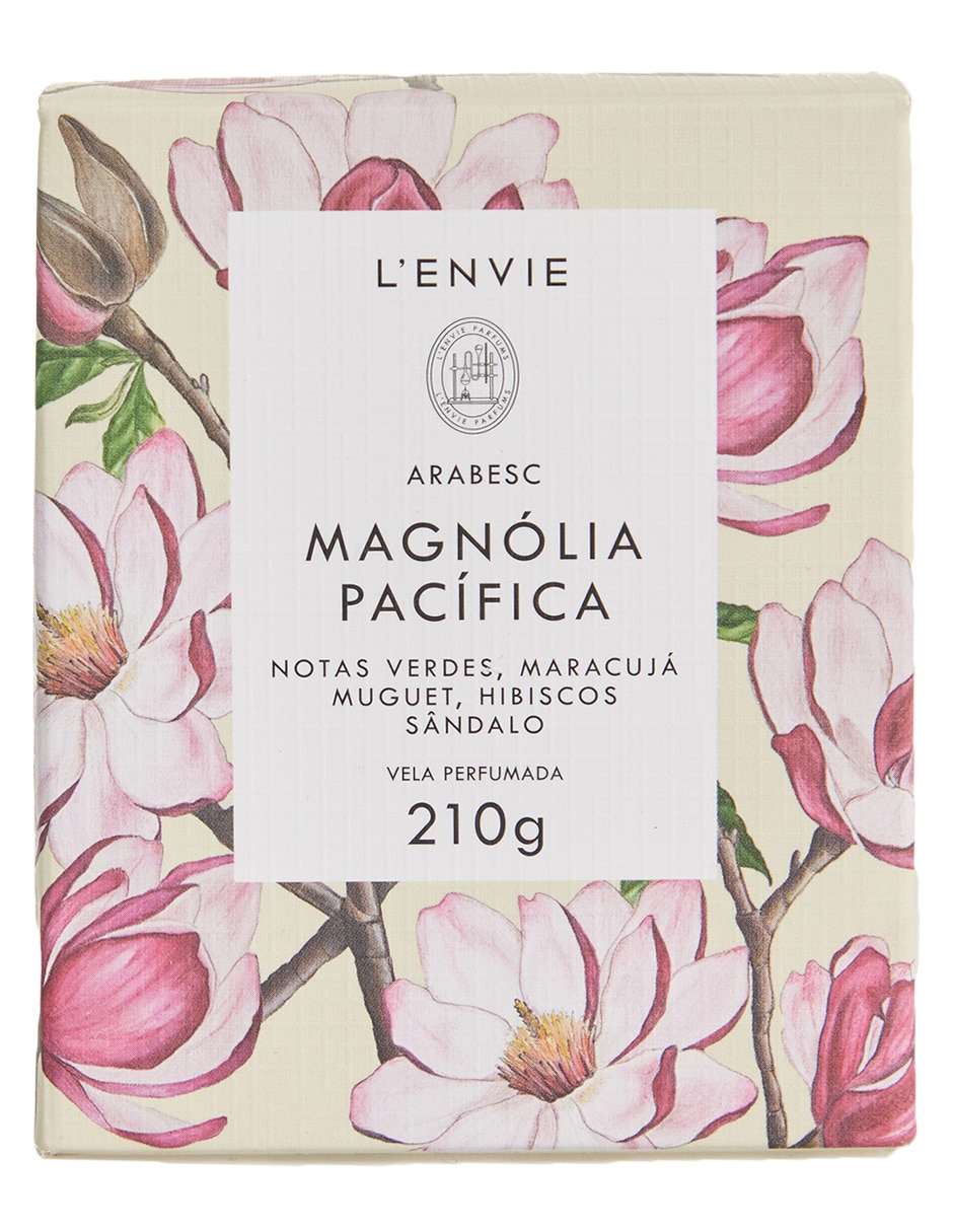 Vela aromática Magnólia Pacífica floral frutal