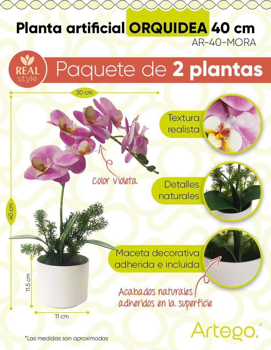 Orquídea artificial 9