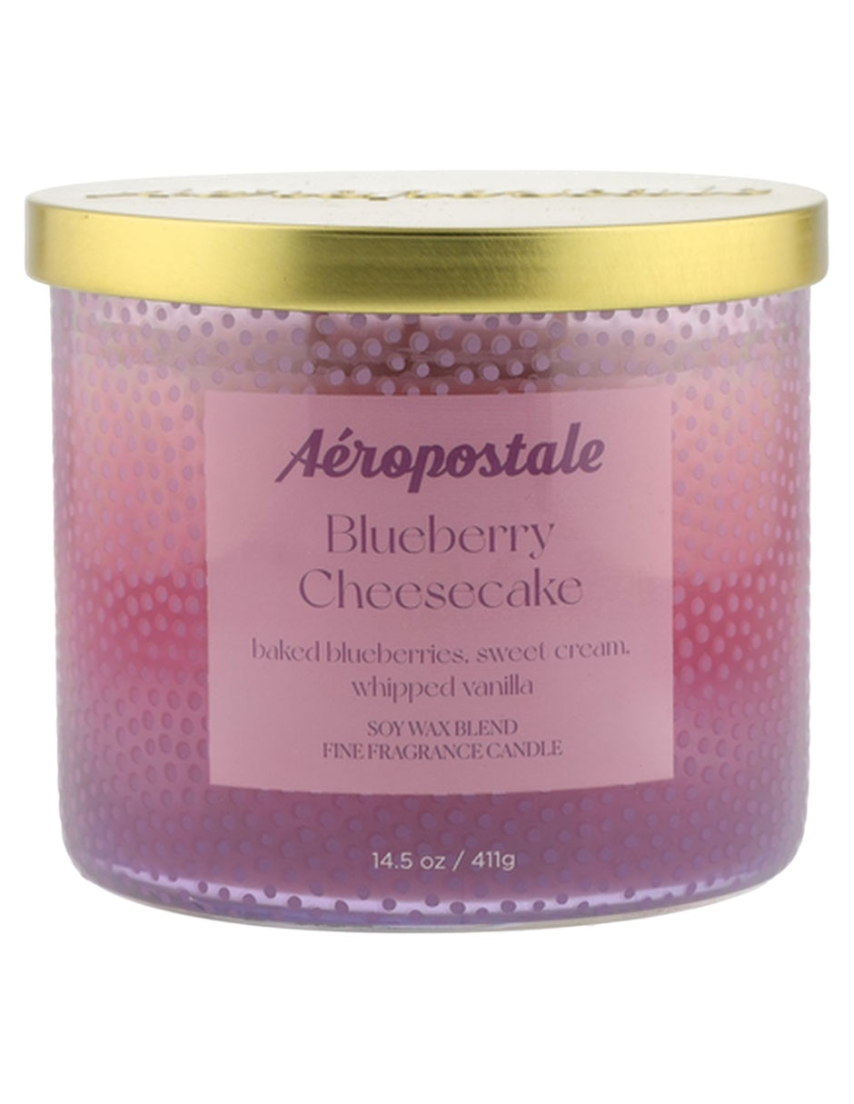 Vela vela con tapa aroma blueberry cheesecake Vela vela con tapa aroma blueberry cheesecake