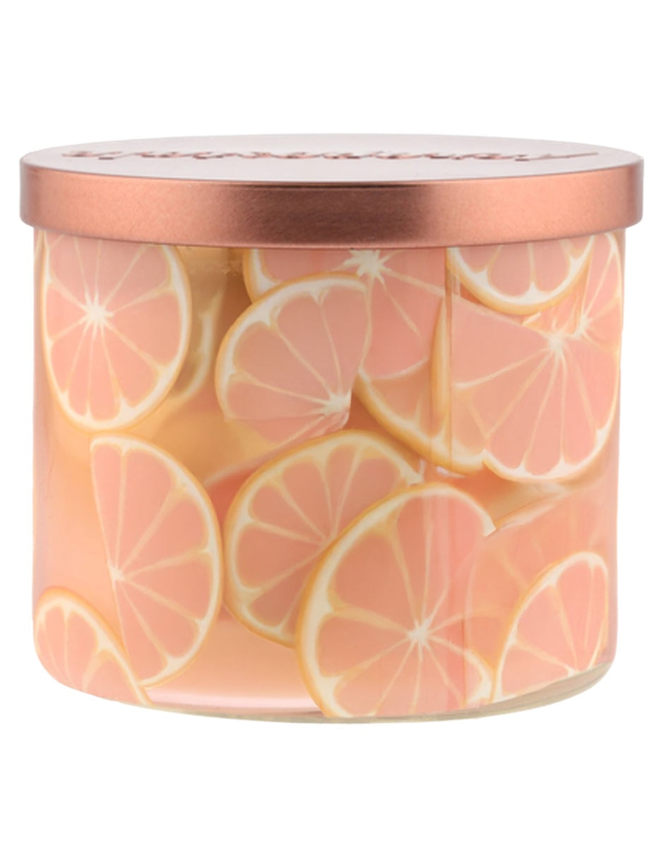 Vela vela con tapa aroma pink lemon parfait 4