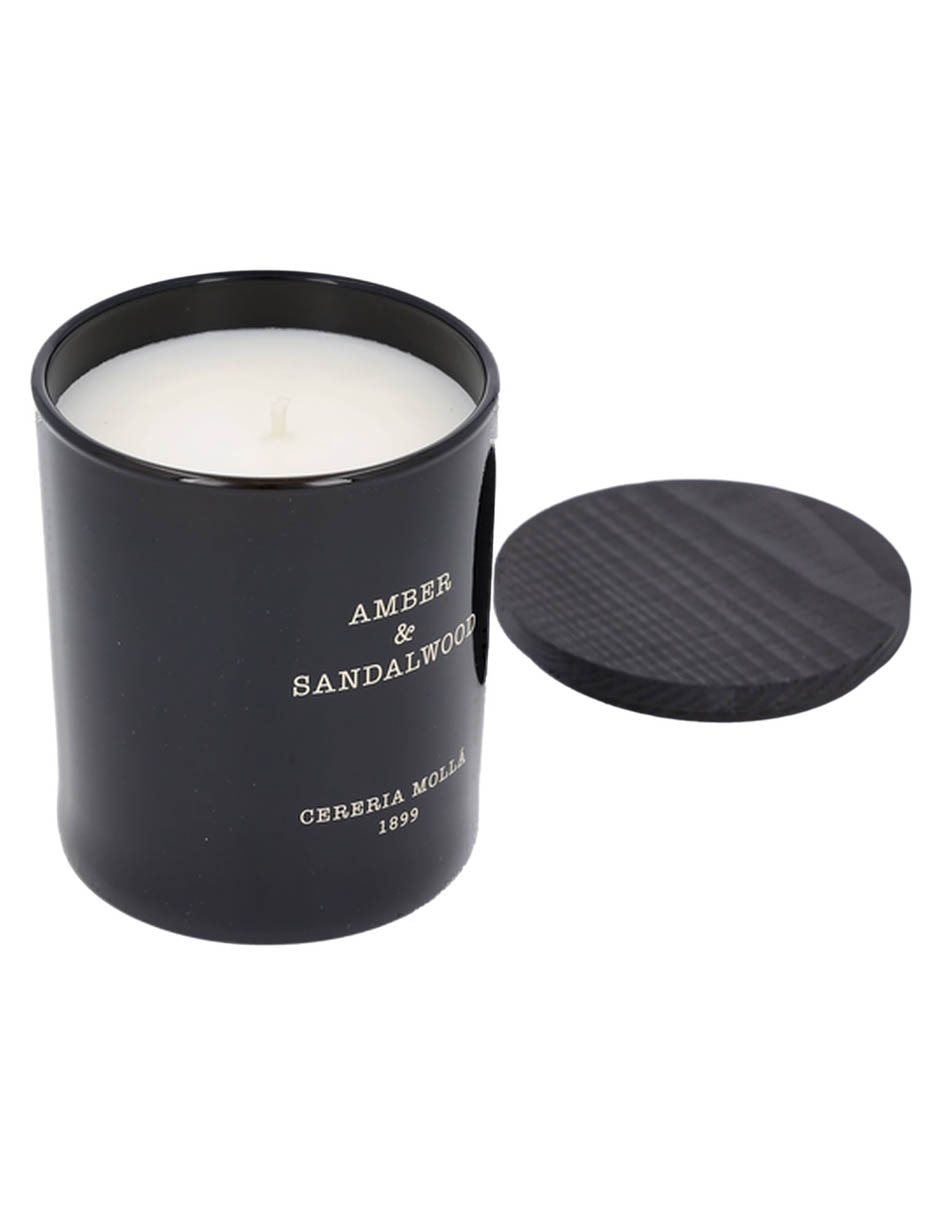 Vela con tapa aroma amber y sandalwood 4