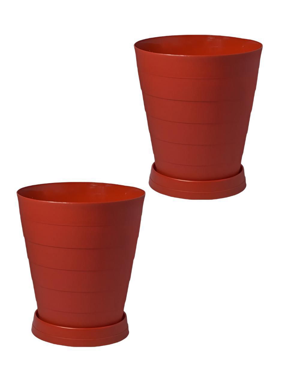 Set maceta de plástico con sistema automático de riego Set maceta de plástico con sistema automático de riego