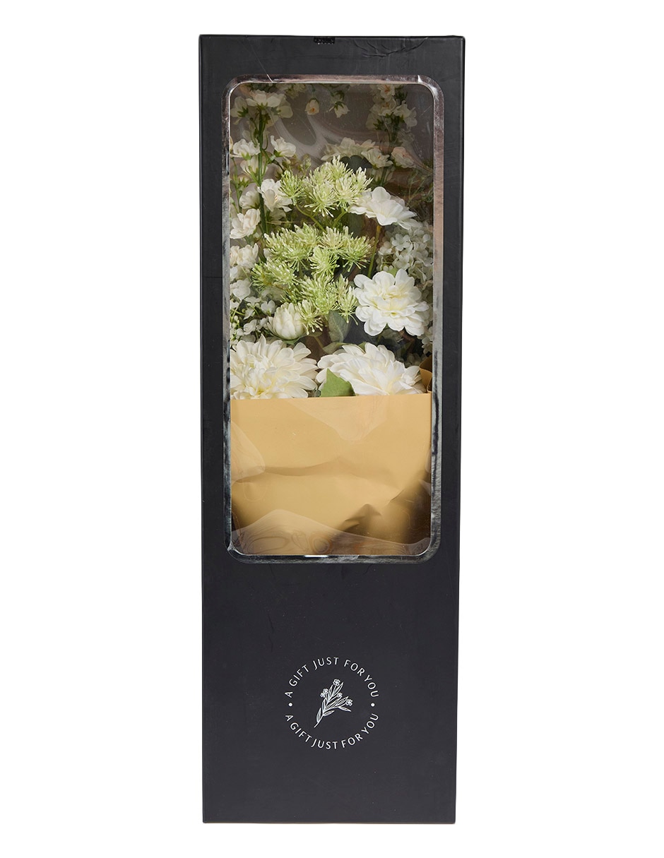 PREELABORADO FLORES MIXTAS, BLANCO