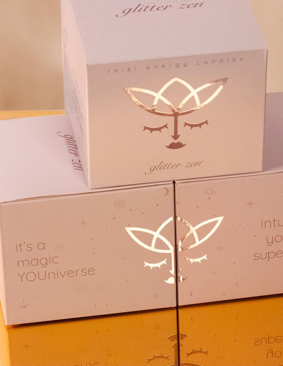 Vela aromática Glitter Zen Bride to Be aroma floral