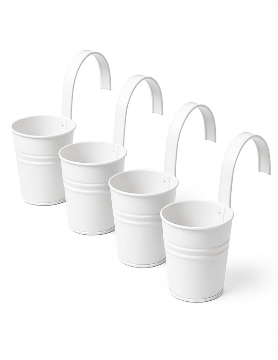 Set maceta galvanizadas de acero inoxidable Set maceta galvanizadas de acero inoxidable