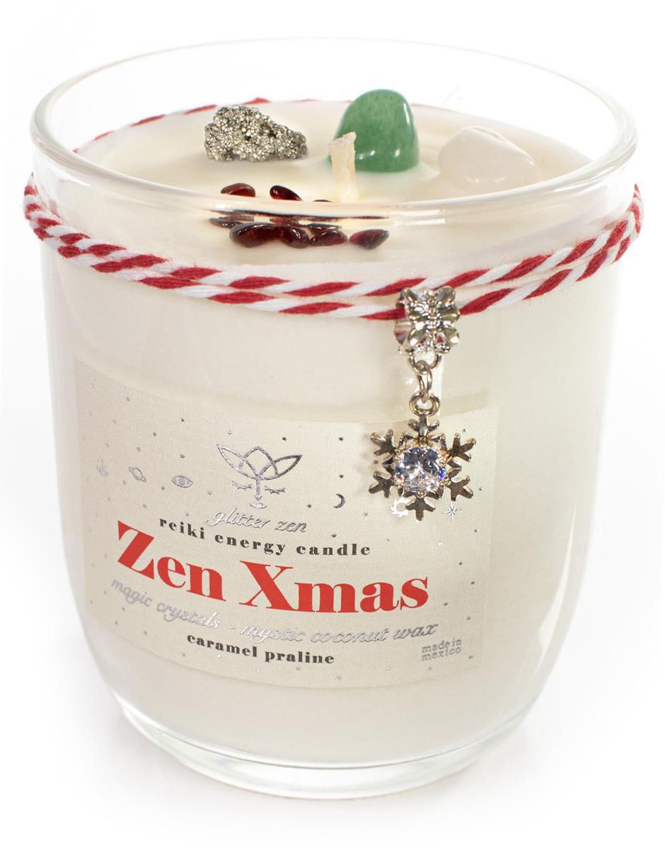 Vela navideña magic gift aroma caramelo Vela navideña magic gift aroma caramelo