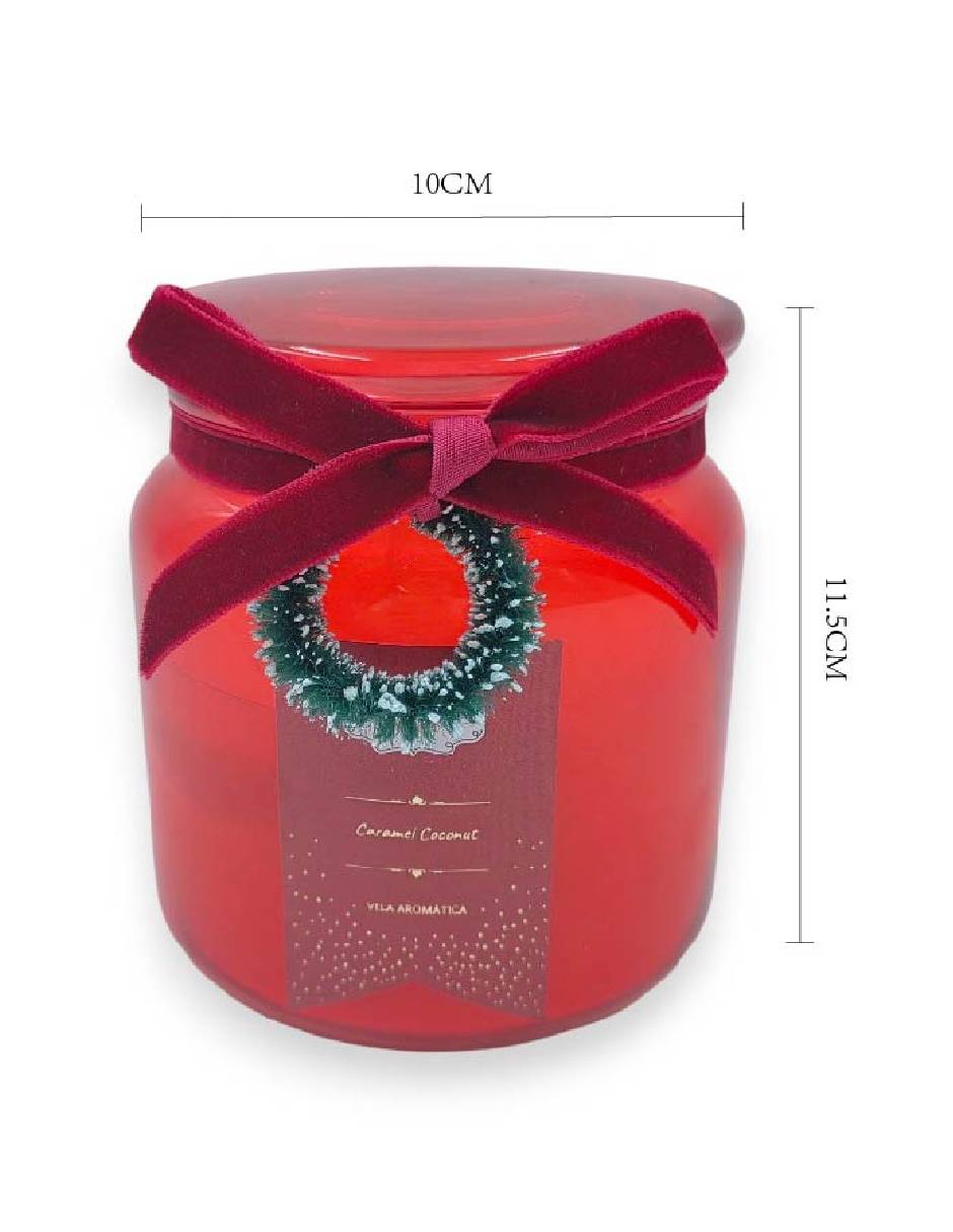 Vela aromática aroma coco 6