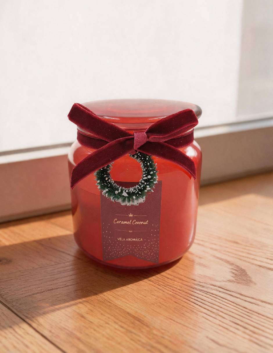 Vela aromática aroma coco 2