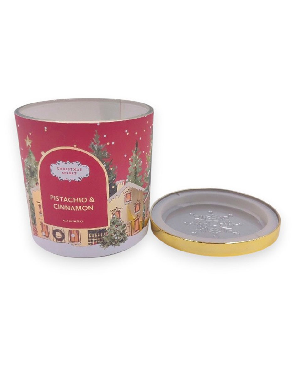 Vela vela con tapa aroma apple cinamon 5