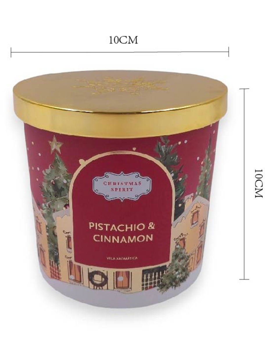 Vela vela con tapa aroma apple cinamon 7