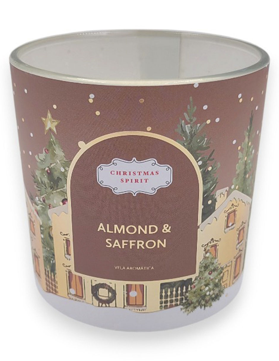 Vela aromática aroma almendra 4