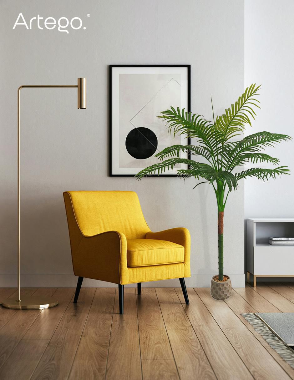 Planta palmera Hawaii Amazona 150 cm con maceta 5