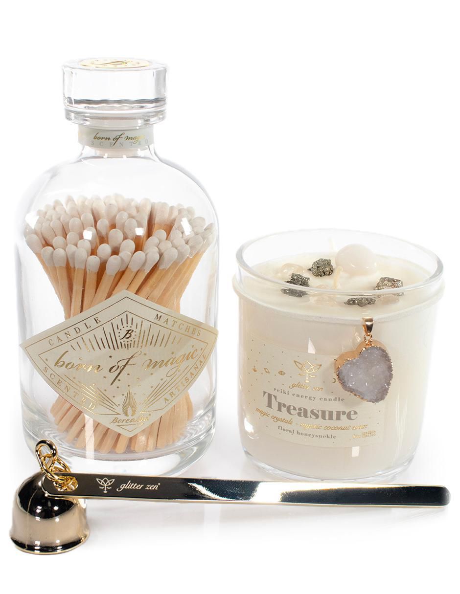 Kit de vela Mystic Bundles 3 piezas aroma floral Kit de vela Mystic Bundles 3 piezas aroma floral