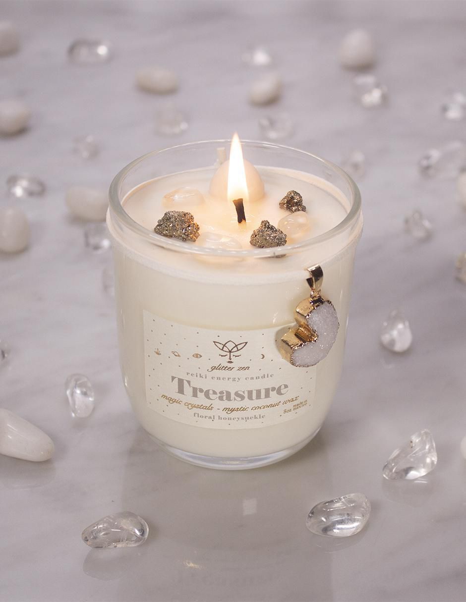 Kit de vela aromática 3 piezas aroma floral 11