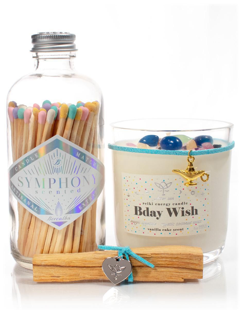Kit de vela mystic bundles 3 piezas aroma vainilla Kit de vela mystic bundles 3 piezas aroma vainilla