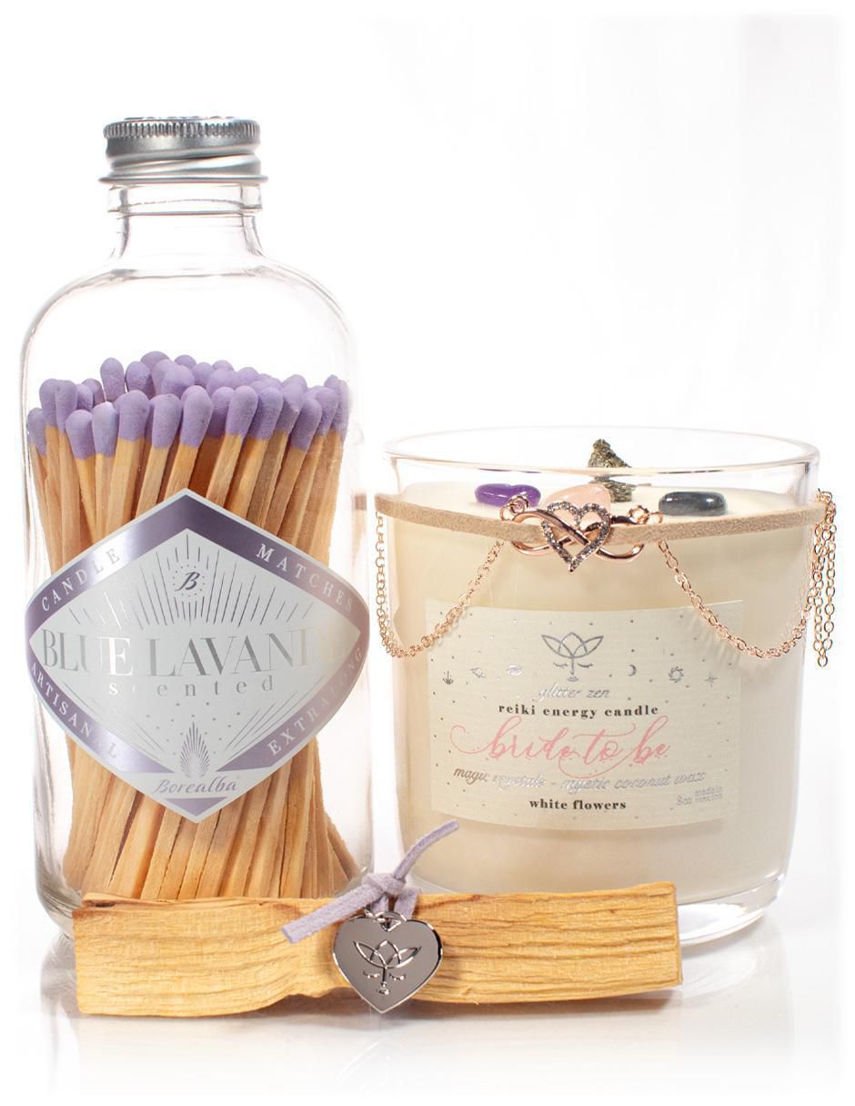 Kit de vela mystic bundles 3 piezas aroma floral