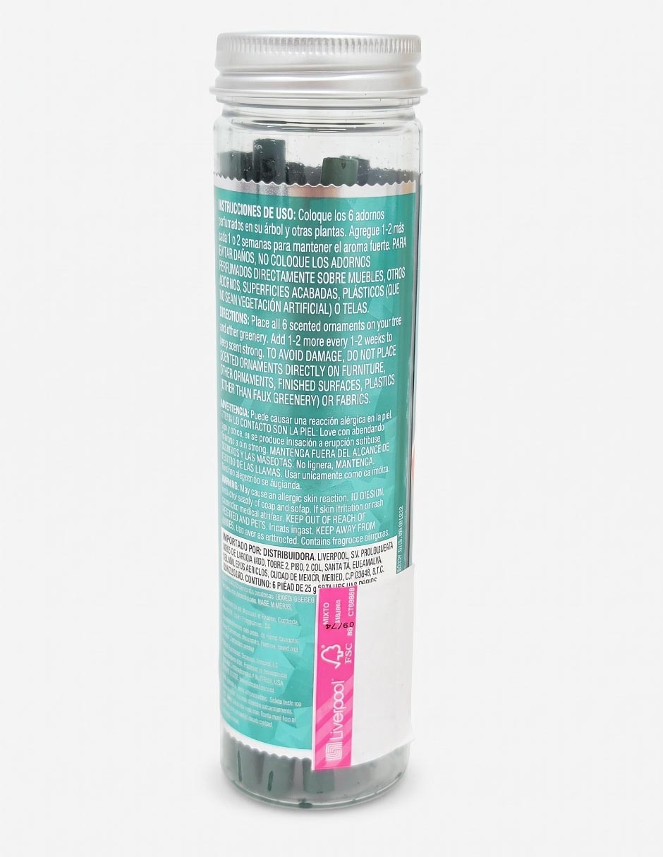 Aromatizante colgante Scentsciles adorno perfumado de aroma pino,cedro y canela 3