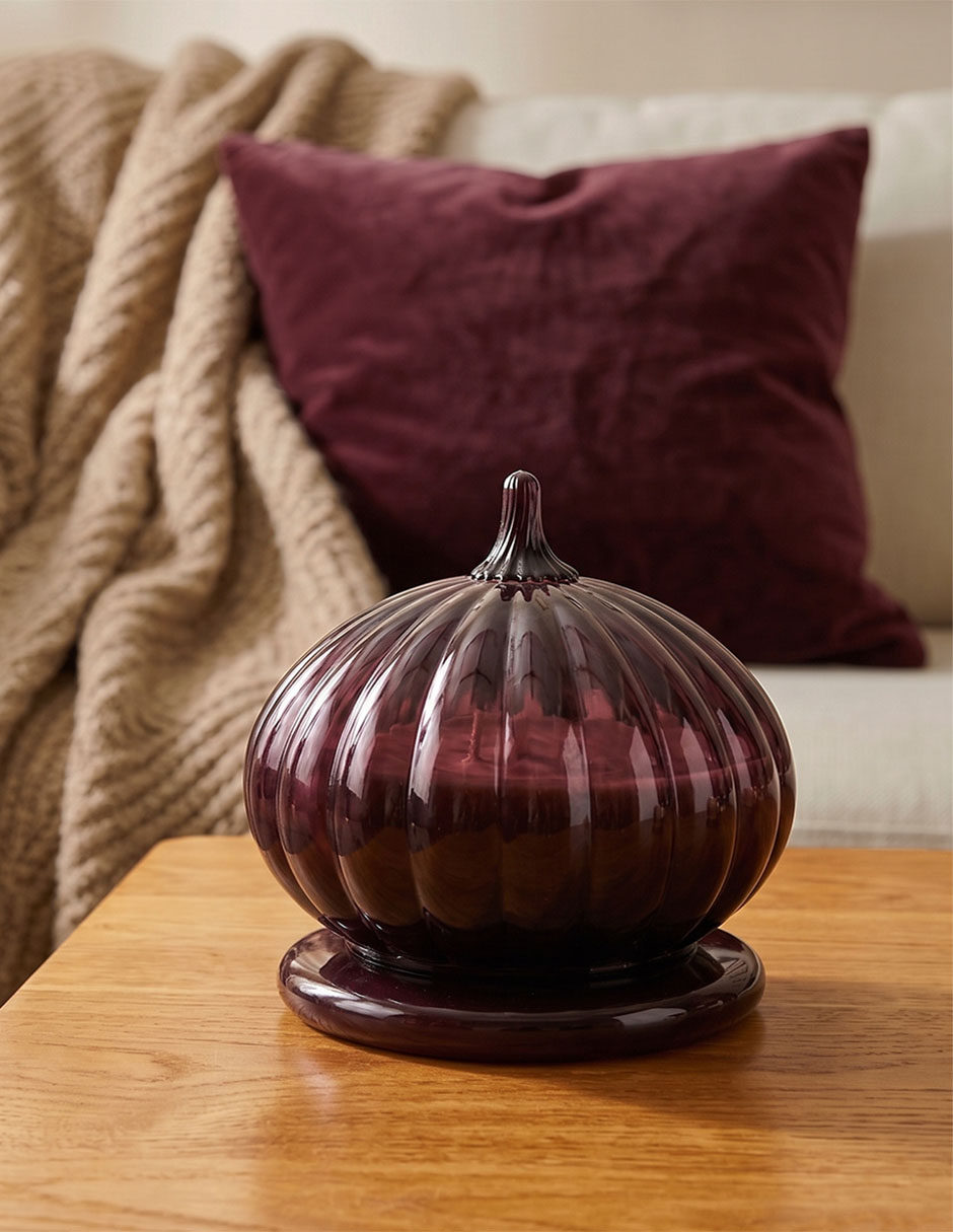 Vela vela con tapa aroma pumpkin spice 6