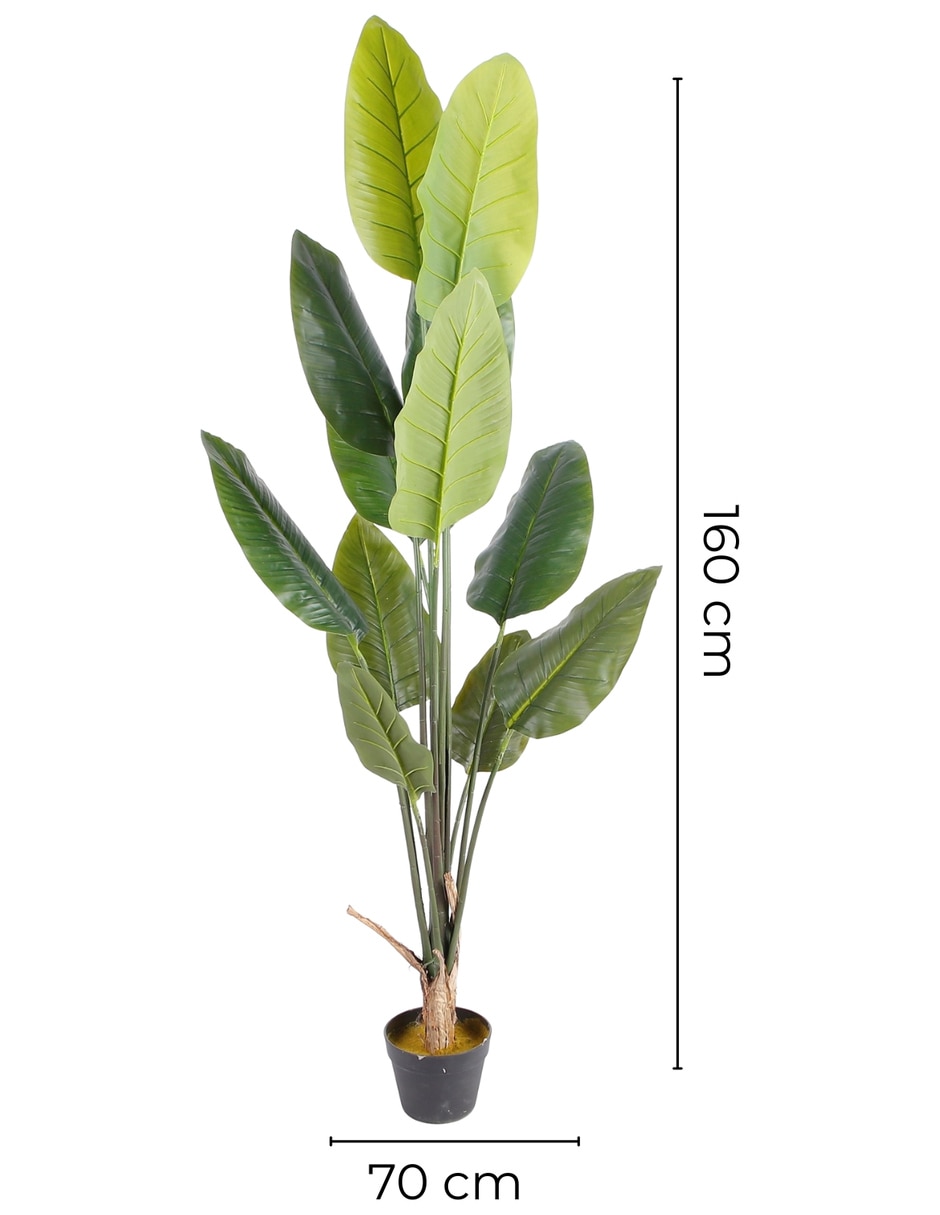 Planta artificial ave paraíso natural 4