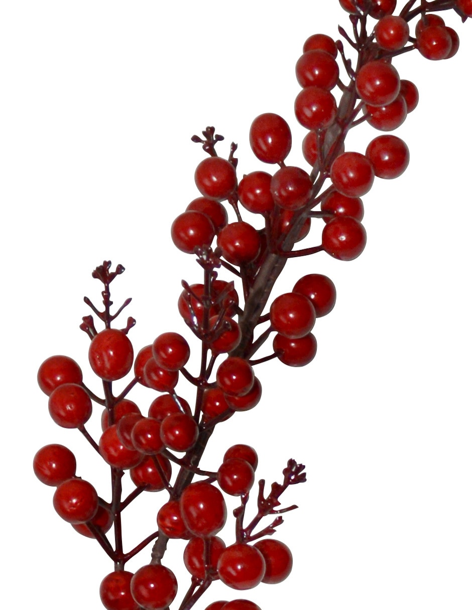 Guirnalda de guirnalda Navidad con berries 190 cm