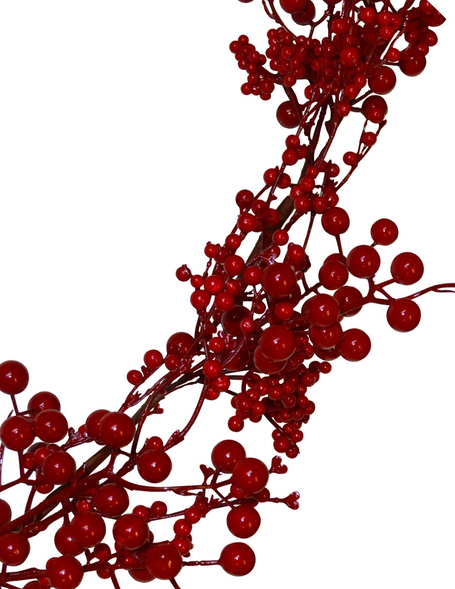 Guirnalda de guirnalda Navidad con berries 146 cm Guirnalda de guirnalda Navidad con berries 146 cm