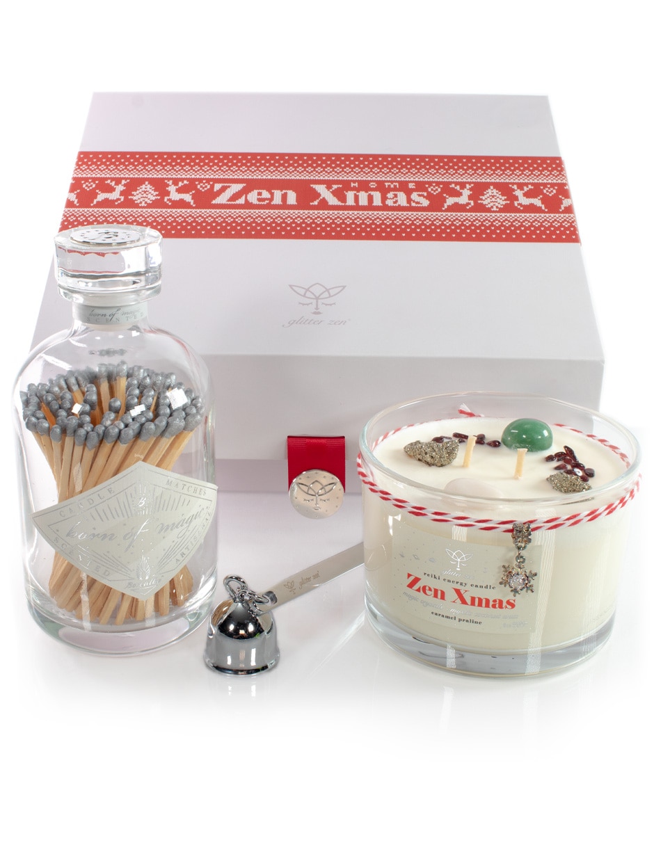 Kit de vela 3 piezas aroma caramelo