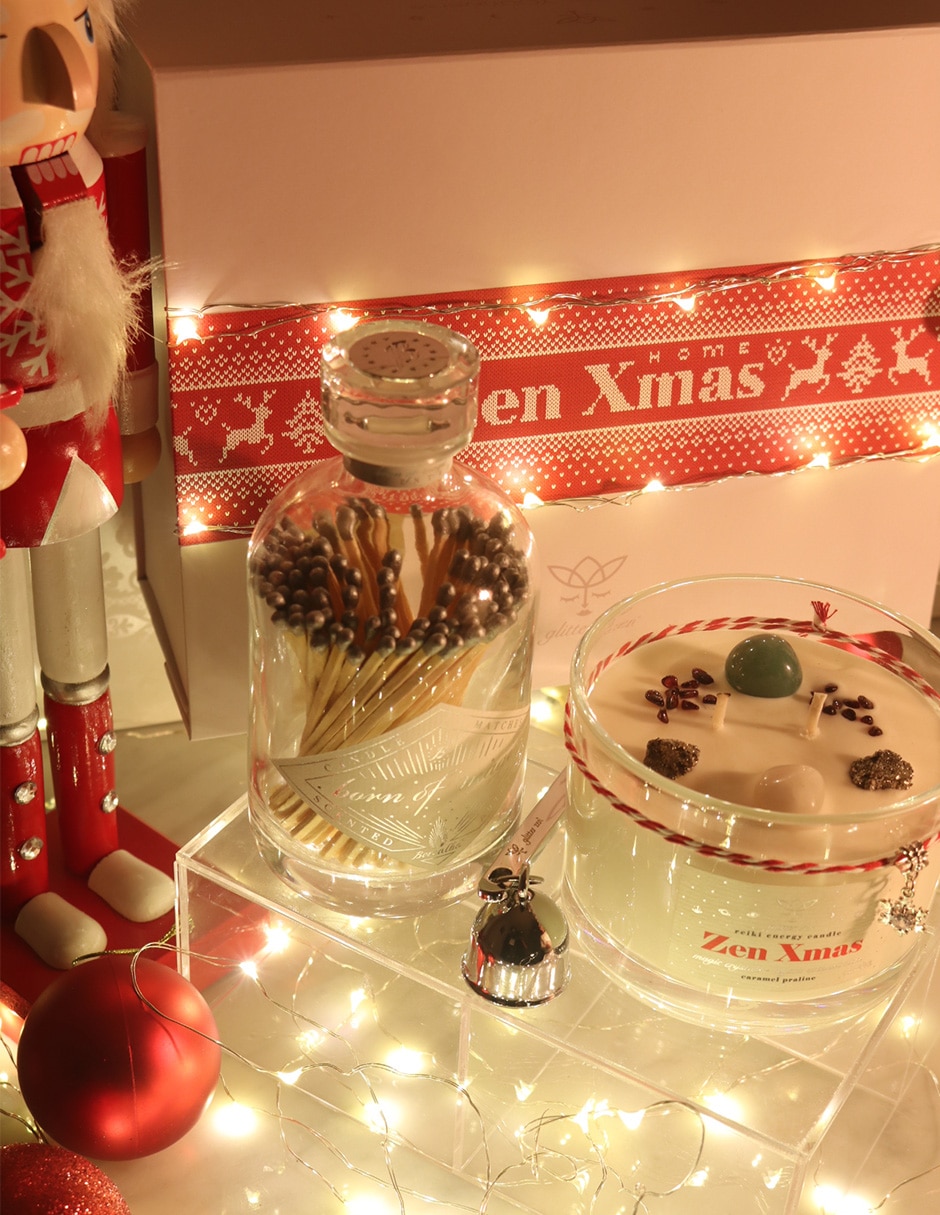 Kit de vela 3 piezas aroma caramelo 2