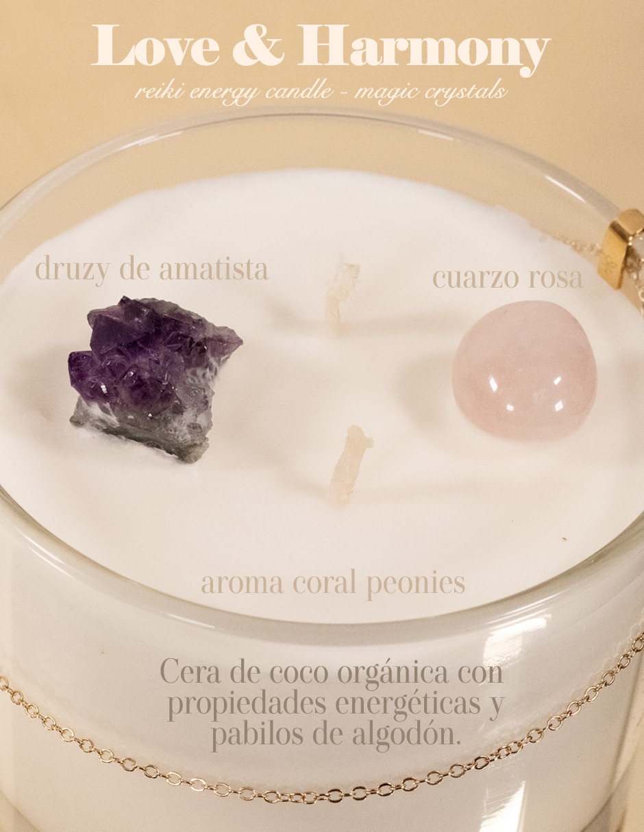 Kit de vela aromática 3 piezas aroma peonia 9