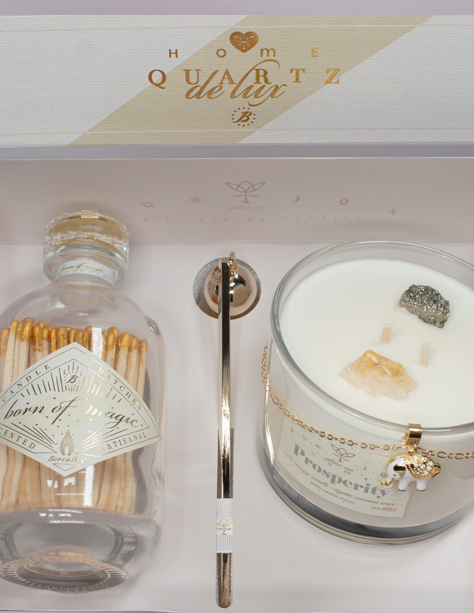Kit de vela aromática 3 piezas aroma palo santo 10