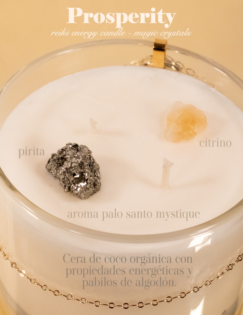 Kit de vela aromática 3 piezas aroma palo santo 9