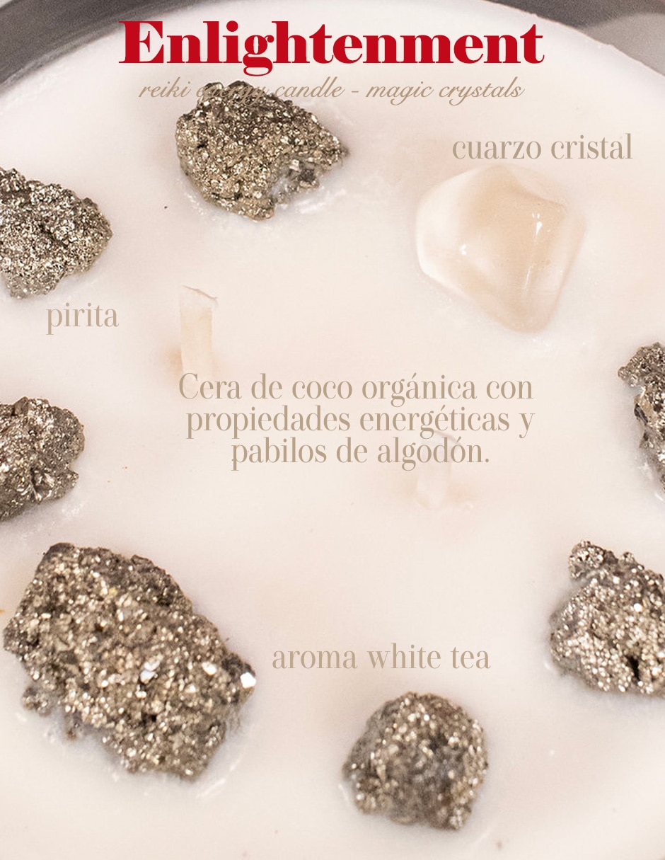 Kit de vela aromática 3 piezas aroma té blanco y jengibre 7