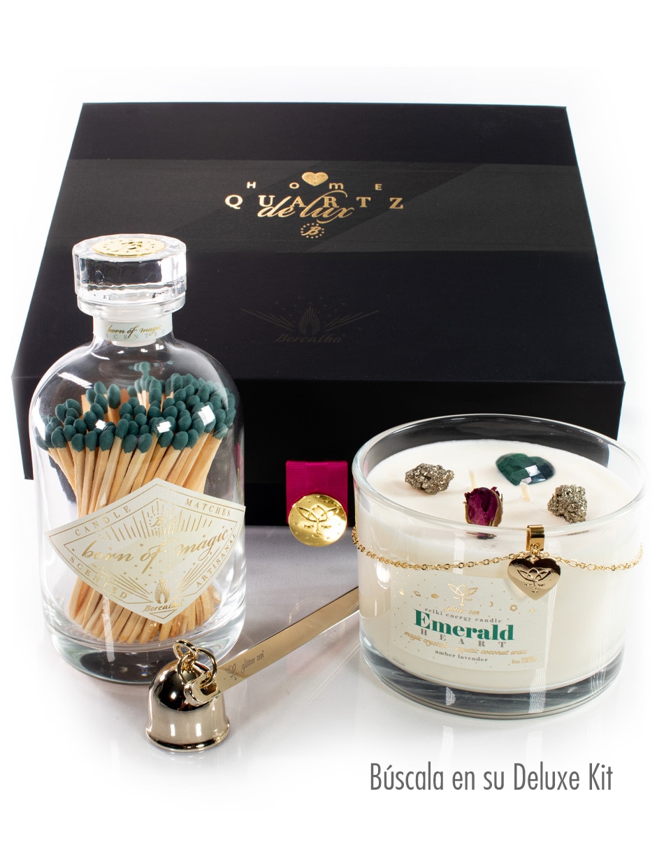 Vela aromática home aroma amber wood 4