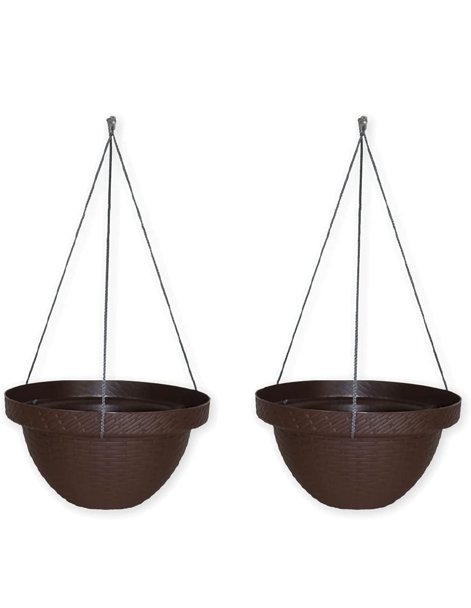 Set maceta de plástico con sistema auntomático de riego