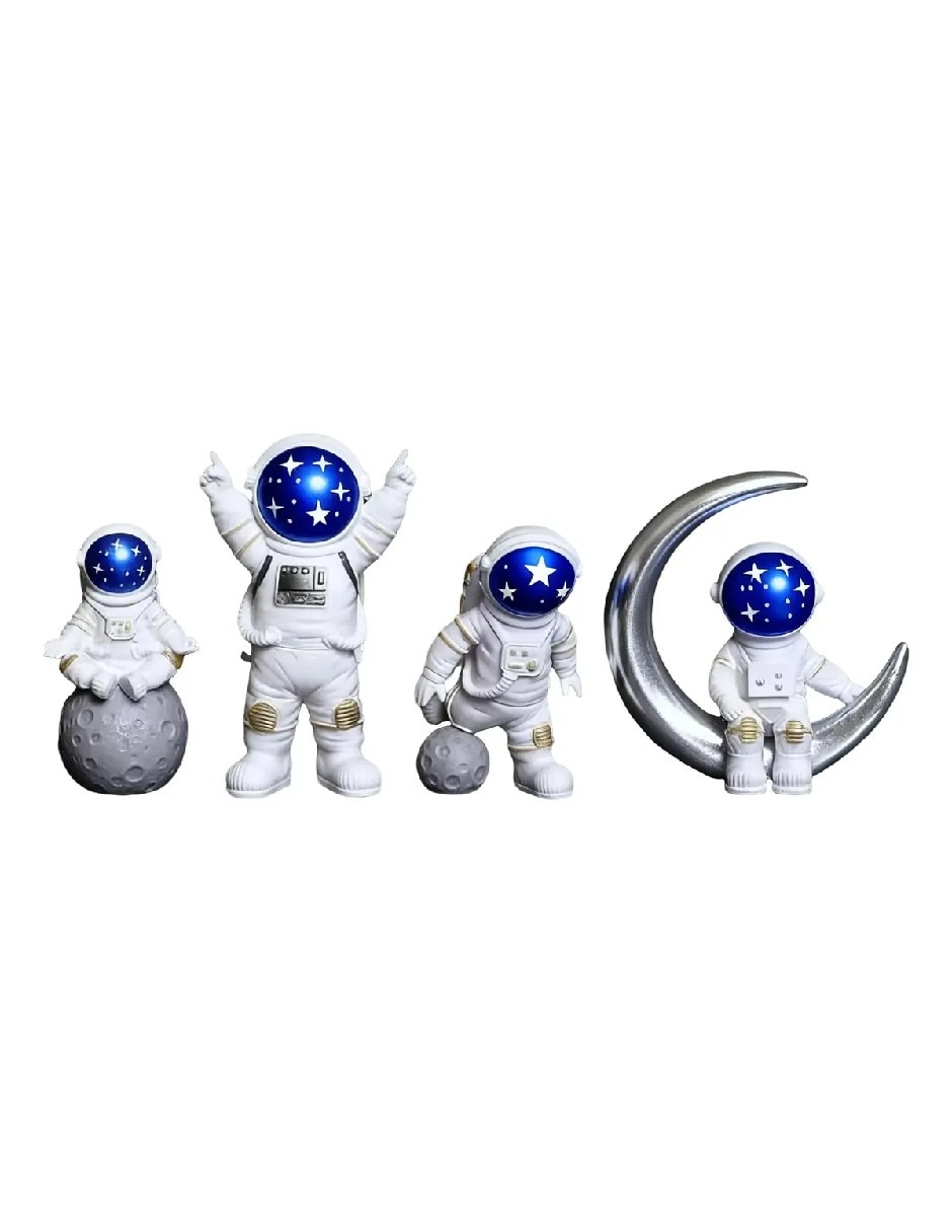 Set de figura decorativa astronauta de resina