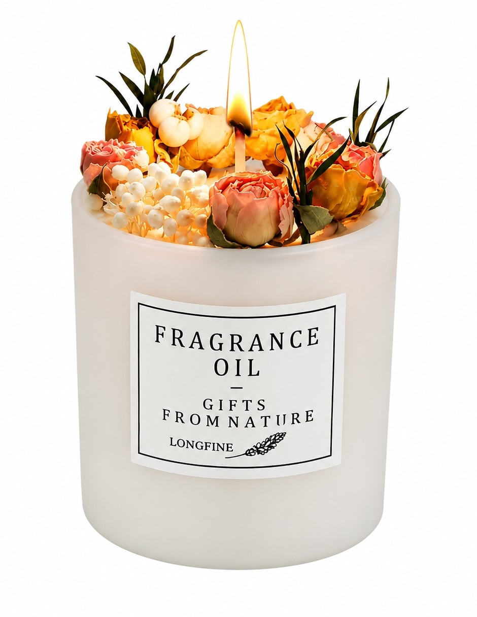 Vela aromática 3 piezas aroma floral 2