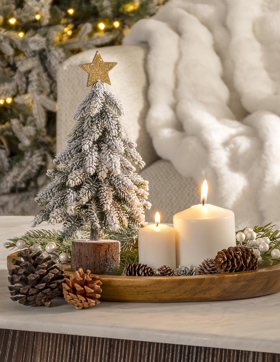 Árbol navidad de árbol navidad pino jasper de plástico 4