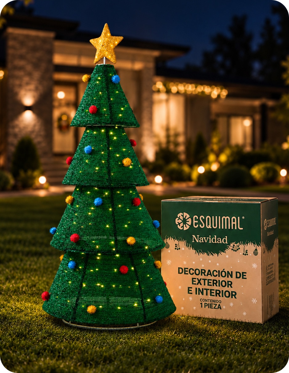 Árbol navidad de Árbol navidad Navidad para el Hogar con textura suave de Poliéster 3