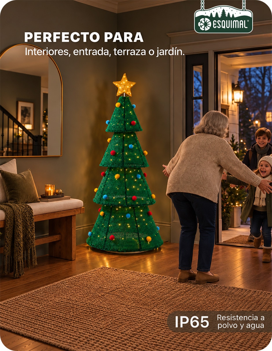 Árbol navidad de Árbol navidad Navidad para el Hogar con textura suave de Poliéster 7