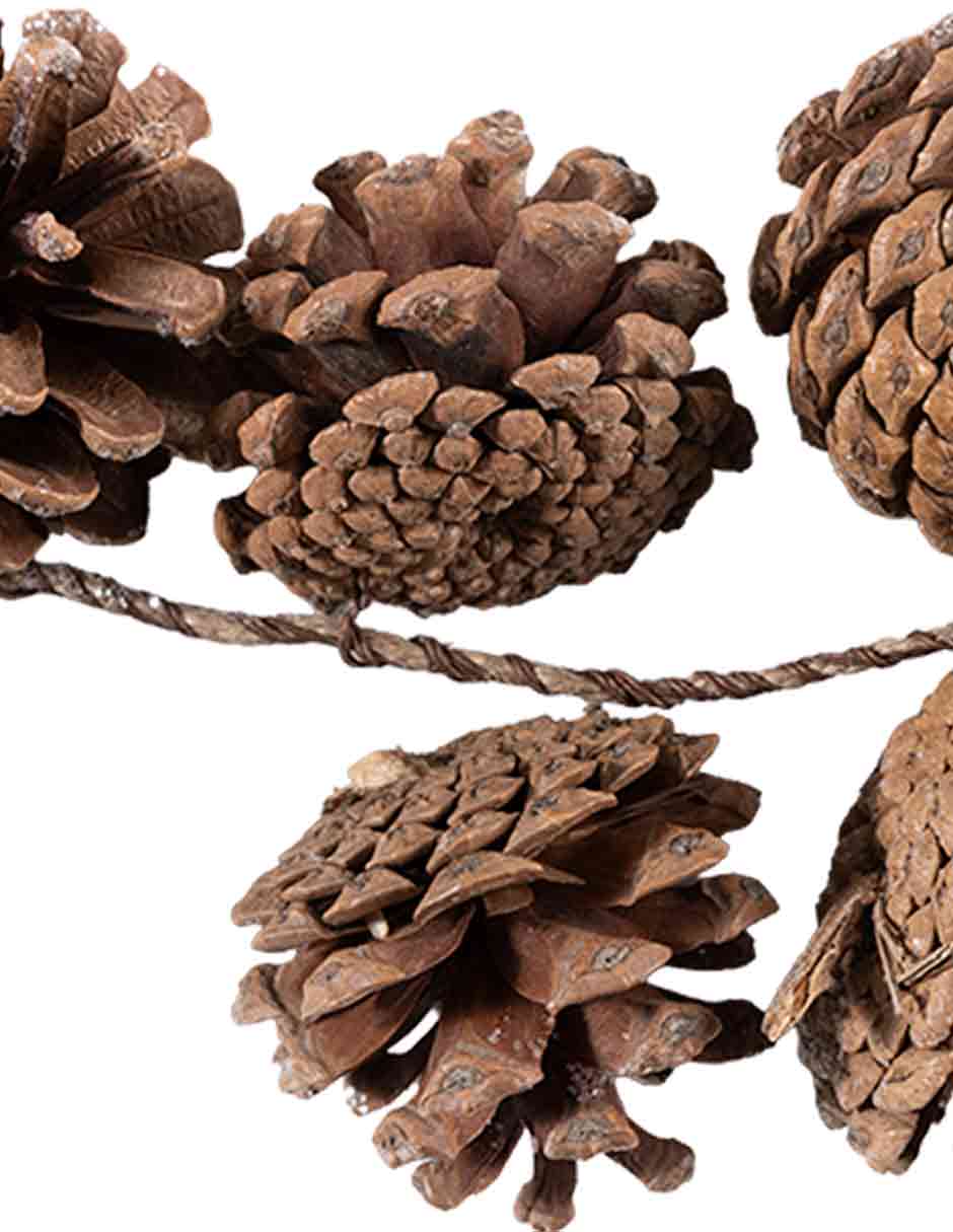 Guirnalda pino piñas con piñas 120 4