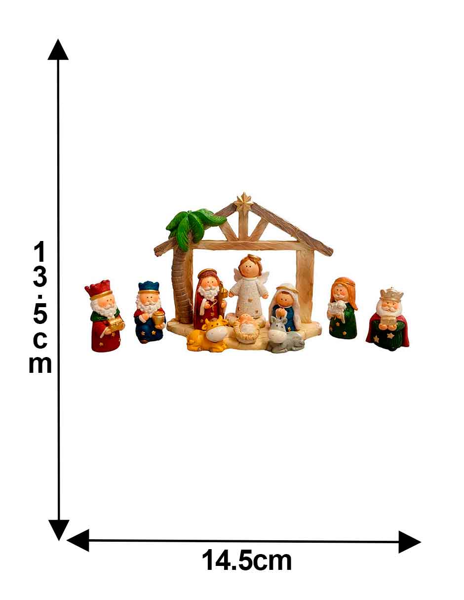 Nacimiento de Nacimiento Navidad de Resina 4