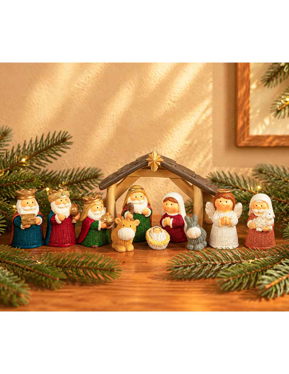 Nacimiento de Nacimiento Navidad de Resina 4