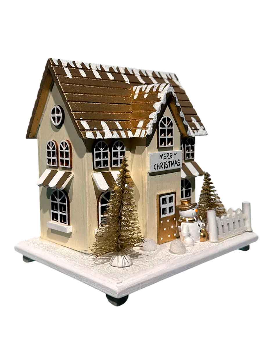 Casa de Casa Navidad de MDF 3