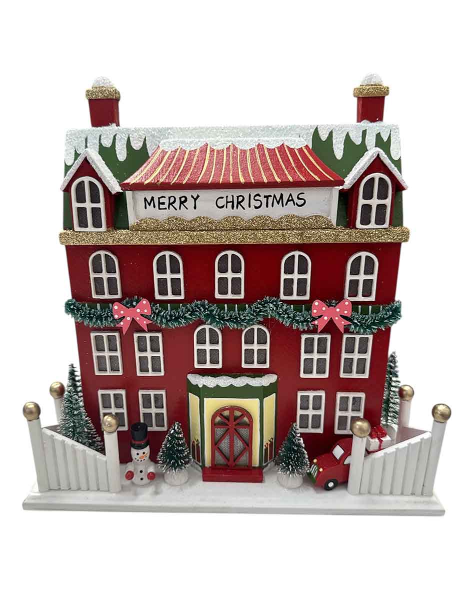 Casa de Casa Navidad de MDF Casa de Casa Navidad de MDF