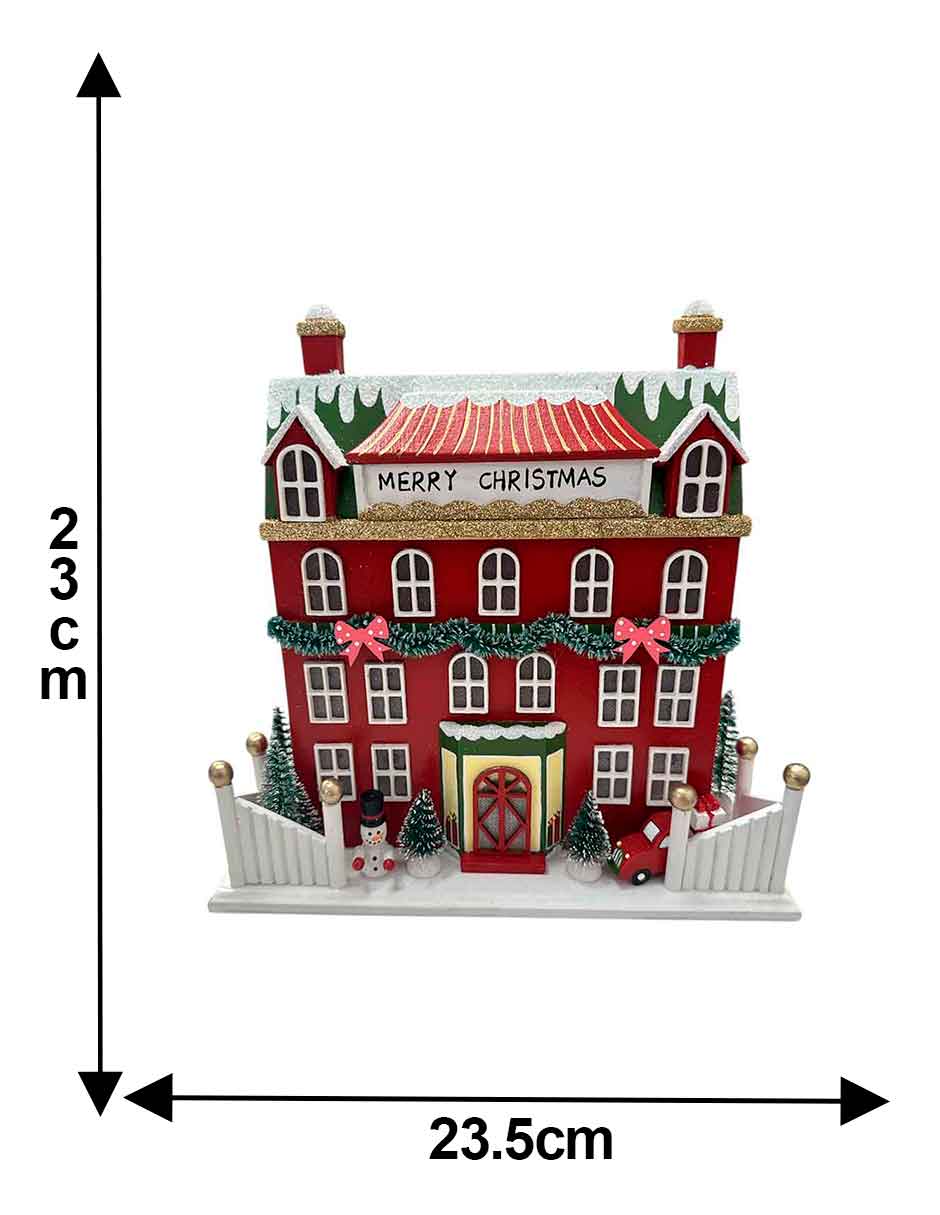 Casa de Casa Navidad de MDF 3