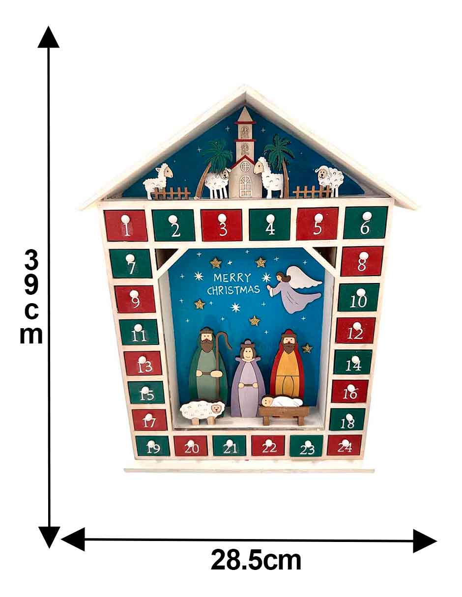 Casa de Casa Navidad de MDF 3